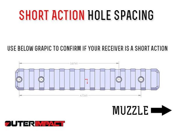 Ruger American Rifle Short Action Picatinny Rail